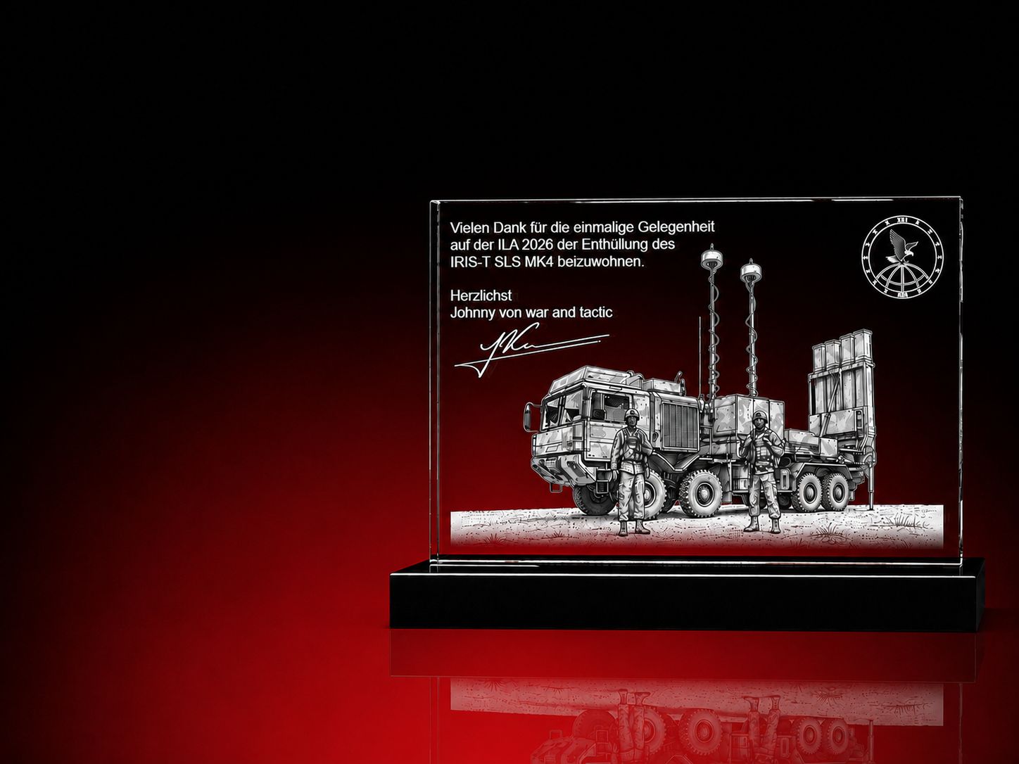 Militärische Auszeichnungen & Geschenke in Glas